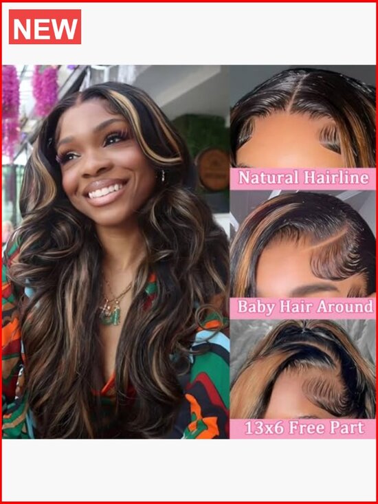 180 Density 28 Inch Human Hair Body Wave Lace Front Wig Pre Plucked Glueless main image 6